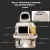 PU LEATHER PAD BAG CAR SEAT BACK ORGANIZER