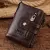 GENUINE LEATHER MEN WALLET COIN PURSE SMALL MINI CARD HOLDER