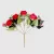 1 BOUQUET 9 HEADS ARTIFICIAL FLOWERS PEONY TEA ROSE AUTUMN SILK FAKE FLOWERS