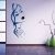 BEAUTY SALON HAIRSTYLE ROOM DECORATION HAND GIRL FACE WALL STICKER