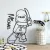 STICKER CUSTOM NAME NINJUTSU ART VINYL WALL STICKERS FOR BABY'S ROOMS STICKER