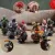 6PCS/SET NARUTO ACTION FIGURES DOLLS CHESS NEW PVC ANIME NARUTO SASUKE GAARA MODEL