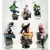 6PCS/SET NARUTO ACTION FIGURES DOLLS CHESS NEW PVC ANIME NARUTO SASUKE GAARA MODEL