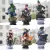 6PCS/SET NARUTO ACTION FIGURES DOLLS CHESS NEW PVC ANIME NARUTO SASUKE GAARA MODEL