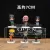 6PCS/SET NARUTO ACTION FIGURES DOLLS CHESS NEW PVC ANIME NARUTO SASUKE GAARA MODEL
