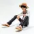 ONE PIECE FIGURES SITTING LUFFY FIGURINE SHIRT PHOTO ARTIST STYLIST MODEL DECORATION TOYS