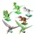 102PCS BRICKS TREE GREEN BUSH FLOWER GRASS PLANTS GARDEN COMPATIBLE CITY