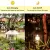 SOLAR LANTERN LAMP OUTDOOR HANGING WATERPROOF VINTAGE METAL SOLAR GARDEN LIGHTS