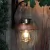 SOLAR LANTERN LAMP OUTDOOR HANGING WATERPROOF VINTAGE METAL SOLAR GARDEN LIGHTS