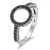 STERLING SILVER LUCKY CIRCLE FINGER RINGS FOR WOMEN FASHION JEWELRY GIFT