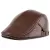 MEN'S BERET HAT REAL LEATHER FLAT CAP