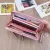 LEATHER WOMEN WALLET PLAID TASSEL WALLETS FOR WOMAN WALLET PURSE CLUTCH CREDIT CARD HOLDER