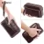 GENUINE LEATHER MAN LONG PURSE LARGE CAPACITY WALLET WITH ZIPPER WALLET