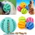 PET DOG TOY INTERACTIVE RUBBER BALLS PET DOG CAT PUPPY CHEW TOYS BALL