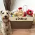 PET DOG TOY STORAGE BASKET DOG CANVAS BAG FOLDABLE PET TOYS LINEN STORAGE BOX BINS