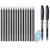 23PCS/SET ERASABLE GEL PEN REFILLS ROD WASHABLE HANDLE MAGIC ERASABLE PEN FOR SCHOOL OFFICE STATIONERY