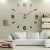 WALL CLOCK QUARTZ 3D DIY BIG DECORATIVE KITCHEN CLOCKS ACRYLIC MIRROR STICKERS OVERSIZE WALL CLOCK