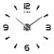 WALL CLOCK QUARTZ 3D DIY BIG DECORATIVE KITCHEN CLOCKS ACRYLIC MIRROR STICKERS OVERSIZE WALL CLOCK