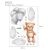 LOVELY BEAR WITH BALLOON BEDROOM WALL STICKERS FOR KIDS ROOMS GIRLS NURSERY DECORATION