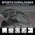 SUNGLASSES 5 LENS POLARIZED SPORTS MEN CYCLING GLASSES MOUNTAIN BICYCLE RIDING PROTECTION