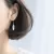 SHORT CREATIVE 925 STERLING SILVER TEMPERAMENT PERSONALITY TRENDY FEMALE DANGLE EARRINGS