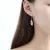 SHORT CREATIVE 925 STERLING SILVER TEMPERAMENT PERSONALITY TRENDY FEMALE DANGLE EARRINGS