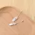 SHORT CREATIVE 925 STERLING SILVER TEMPERAMENT PERSONALITY TRENDY FEMALE DANGLE EARRINGS