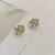 SILVER ZIRCON LEAF CLIP EARRINGS NO PIERCED EAR FEMALE EXQUISITE ADJUSTABLE GORGEOUS HANDMADE JEWELRY