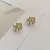 SILVER ZIRCON LEAF CLIP EARRINGS NO PIERCED EAR FEMALE EXQUISITE ADJUSTABLE GORGEOUS HANDMADE JEWELRY