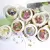 NAIL ART DECORATIONS NAIL ACCESSORIES DAISY FLOWERS AND LEAVES  MIXED NAIL PASTES
