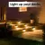 SOLAR LIGHTS SOLAR STEP LIGHTS OUTDOOR WATERPROOF LED SOLAR POWER GARDEN LIGHT LAMP DECORATION FOR PATIO STAIR