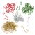 50pcs Christmas Ornament Metal S-Shaped Hooks Holders Christmas Tree Ball Pendant hanging