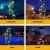 SOLAR LIGHT FANTASY HANGING LAMP WATERPROOF CRYSTAL HUMMINGBIRD BUTTERFLY WIND CHIME LAMP FOR HOME
