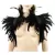 FEATHER SHRUG SHAWL FEATHER FAKE COLLAR SHOULDER WRAP CAPE GOTHIC COLLAR WITH RIBBON TIES
