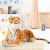 TIGER PLUSH TOY SIMULATION TIGER SOFT STUFFED ANIMAL TOY DOLL KIDS GIFT STUFFED ANIMALS