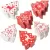 18PCS/LOT DIY WHITE&RED CHRISTMAS WOODEN PENDANTS NOEL ORNAMENTS FOR KIDS CHRISTMAS GIFTS