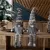 CHRISTMAS GNOME DECOR HOLIDAY PLUSH LONG-IEGGED GNOMES SCANDINAVIAN SWEDEN TOMTE SLEIGH COLLECTION