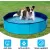 DOG POOL DOG PADDLING POOL DOG SWIMMING POOL, (80 X 20 CM), PUPPY BATHING TUB DO