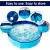 DOG POOL DOG PADDLING POOL DOG SWIMMING POOL, (80 X 20 CM), PUPPY BATHING TUB DO