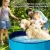 DOG POOL DOG PADDLING POOL DOG SWIMMING POOL, (80 X 20 CM), PUPPY BATHING TUB DO