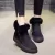 WOMEN WINTER ANKLE BOOTS ZIPPER FLOCK SNOW BOOTS LADIES PLATFORM SNEAKER CASUAL FLAT SHOES