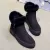 WOMEN WINTER ANKLE BOOTS ZIPPER FLOCK SNOW BOOTS LADIES PLATFORM SNEAKER CASUAL FLAT SHOES