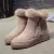 WOMEN WINTER ANKLE BOOTS ZIPPER FLOCK SNOW BOOTS LADIES PLATFORM SNEAKER CASUAL FLAT SHOES