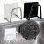 KITCHEN STAINLESS STEEL SINK SPONGES HOLDER SELF ADHESIVE DRAIN DRYING RACK KITCHEN WALL HOOKS