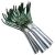Agricultural Carbon Steel Four-toothed Tines Rake Small Handle Peanut Lawn Leaf Tweezers