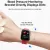 WOMEN/MEN HEART RATE MONITOR FITNESS TRACKER WATCH SPORT FOR ANDROID IOS