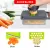 VEGETABLE CUTTER 10 IN 1 MULTIFUNCTION FRUIT VEGET SLICER GRATER FOR POTATO CARROT ONION KITCHEN GADGET