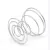 2PCS EGG CUP BOILED EGGS HOLDER SPIRAL KITCHEN BREAKFAST HARD BOILED SPRING HOLDER