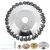 STEEL WIRE WHEEL GARDEN WEED BRUSH LAWN MOWER GRASS EATER TRIMMER BRUSH