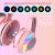 HiFi Stereo Bass Cat Ears Headphones with Microphone For PS5 Headset Gamer Girls RGB